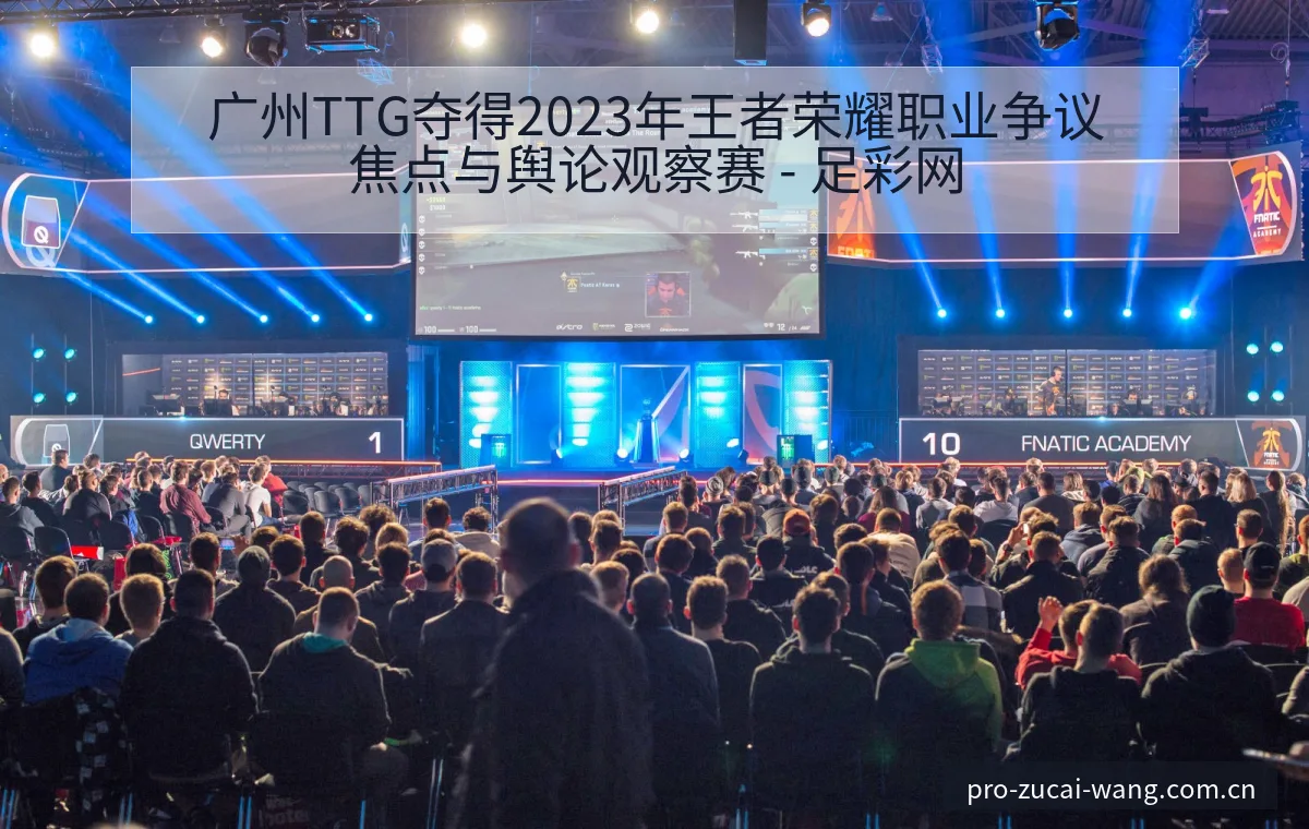 广州TTG夺得2023年王者荣耀职业争议焦点与舆论观察赛 - 足彩网